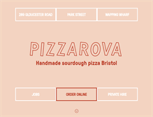 Tablet Screenshot of pizzarova.com